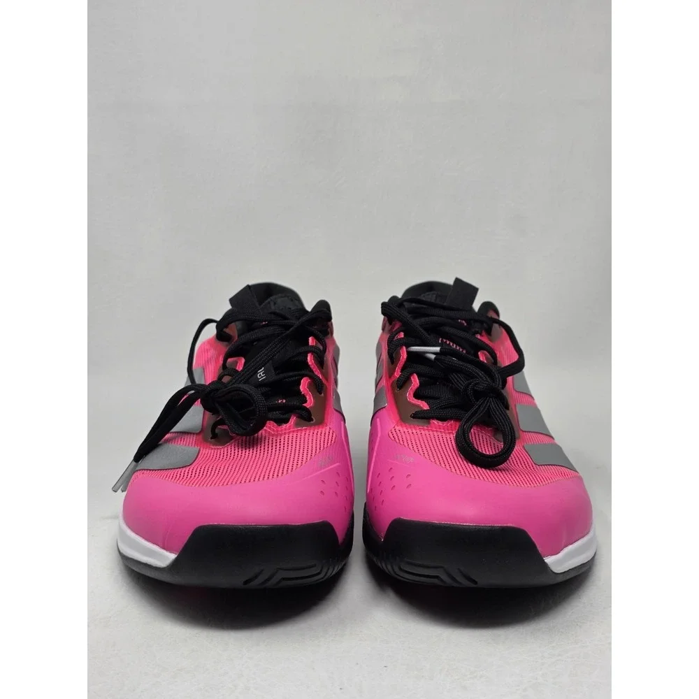 Adidas Adizero Ubersonic 5 Mens Size 9.5 Pink Silver Tennis Shoes JQ2901 NEW